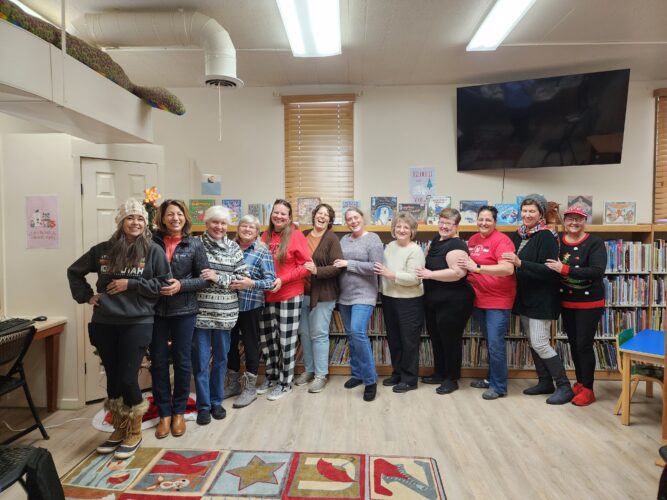 Mt. Pleasant Library’s Page Turners Book Club shares Christmas cookies